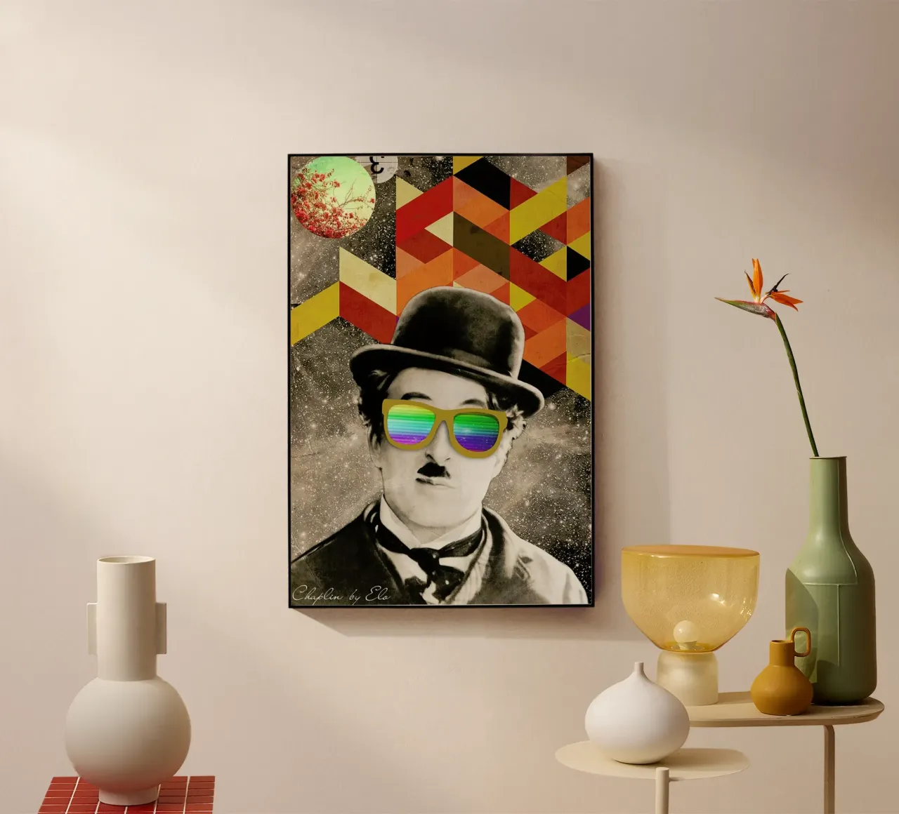 Public Figures: Chaplin plexiglass da Elo Marc
