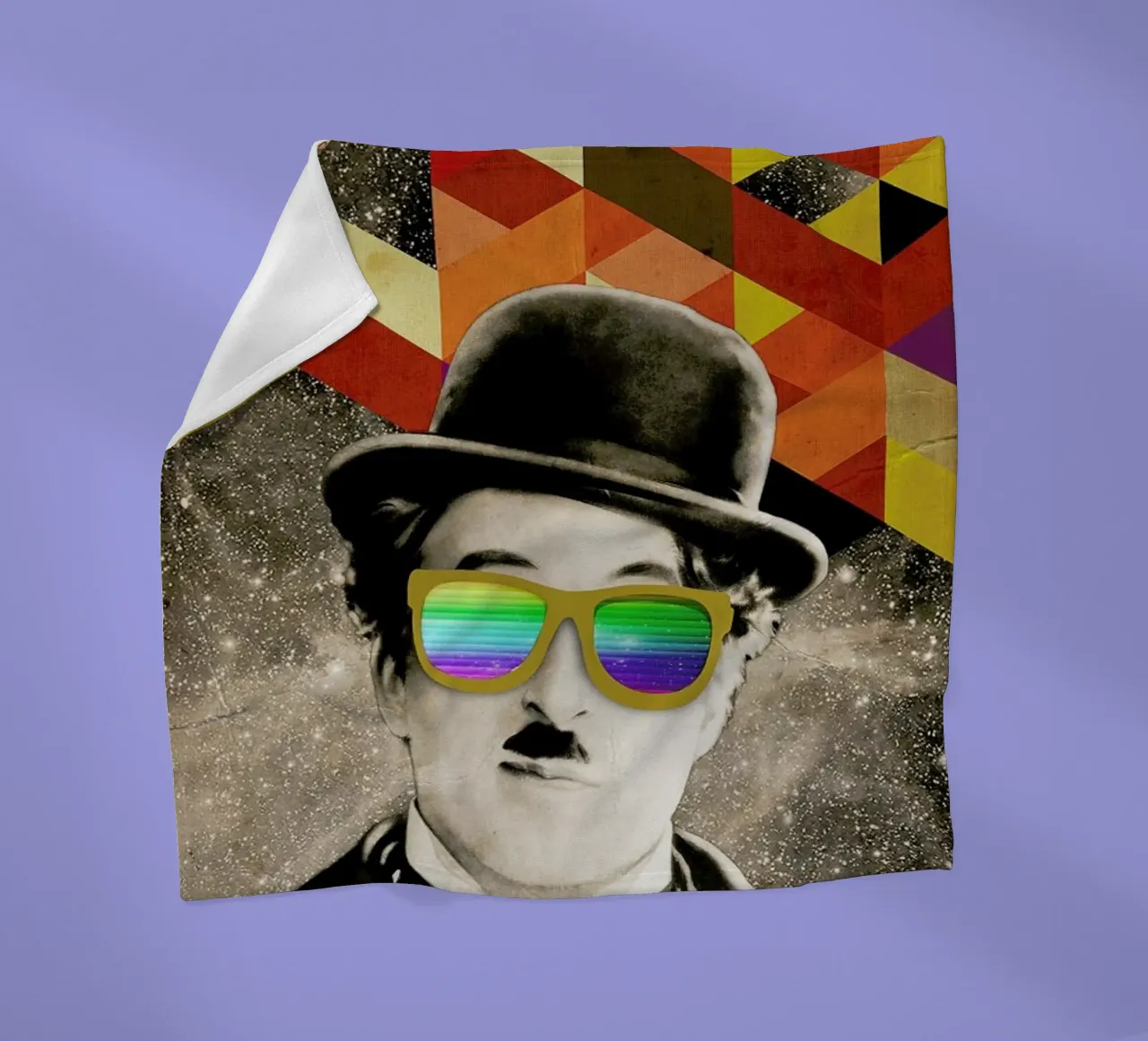 Public Figures: Chaplin coperta in pile da Elo Marc