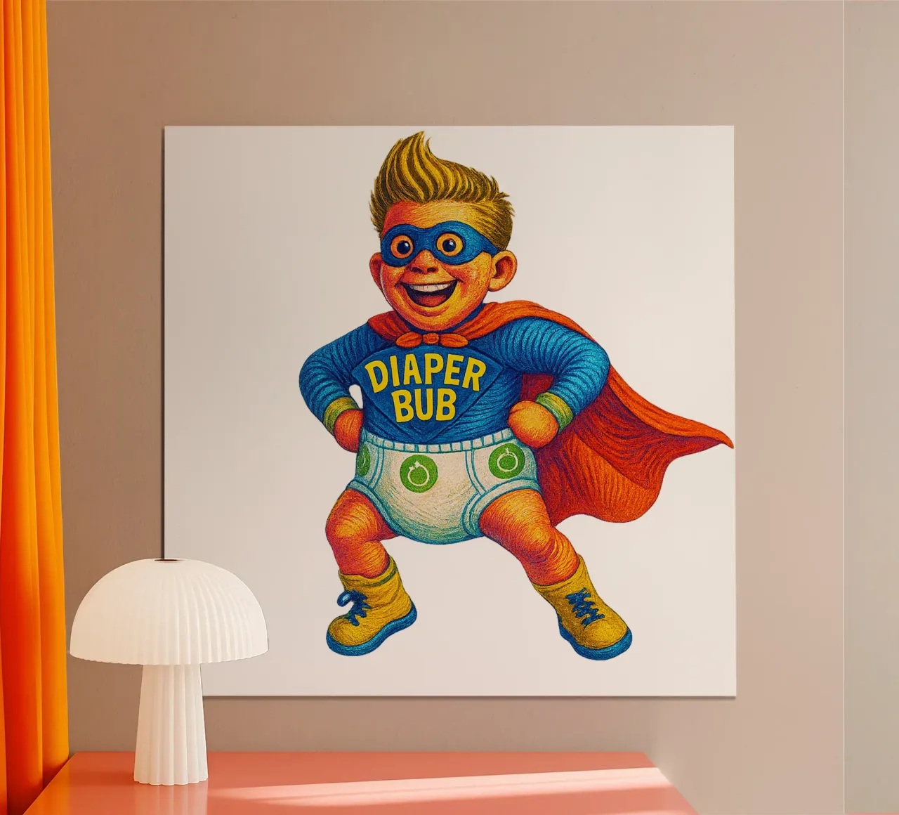 DIAPER BUB poster da Vintage Van Gogh