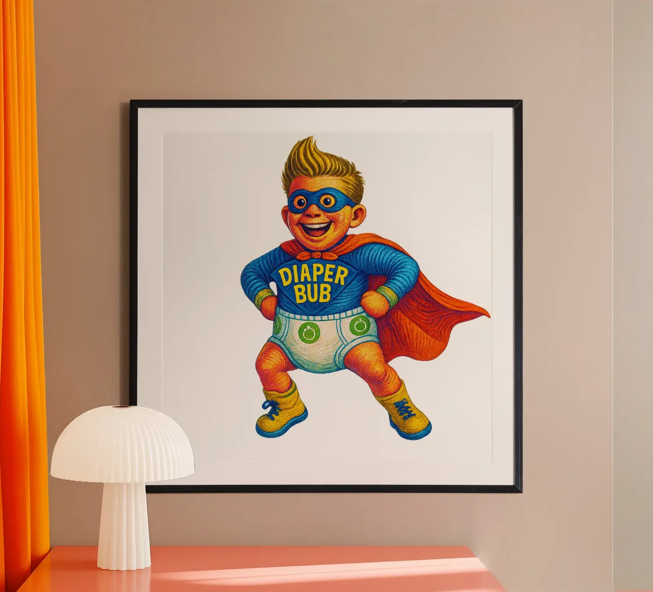 DIAPER BUB poster da Vintage Van Gogh