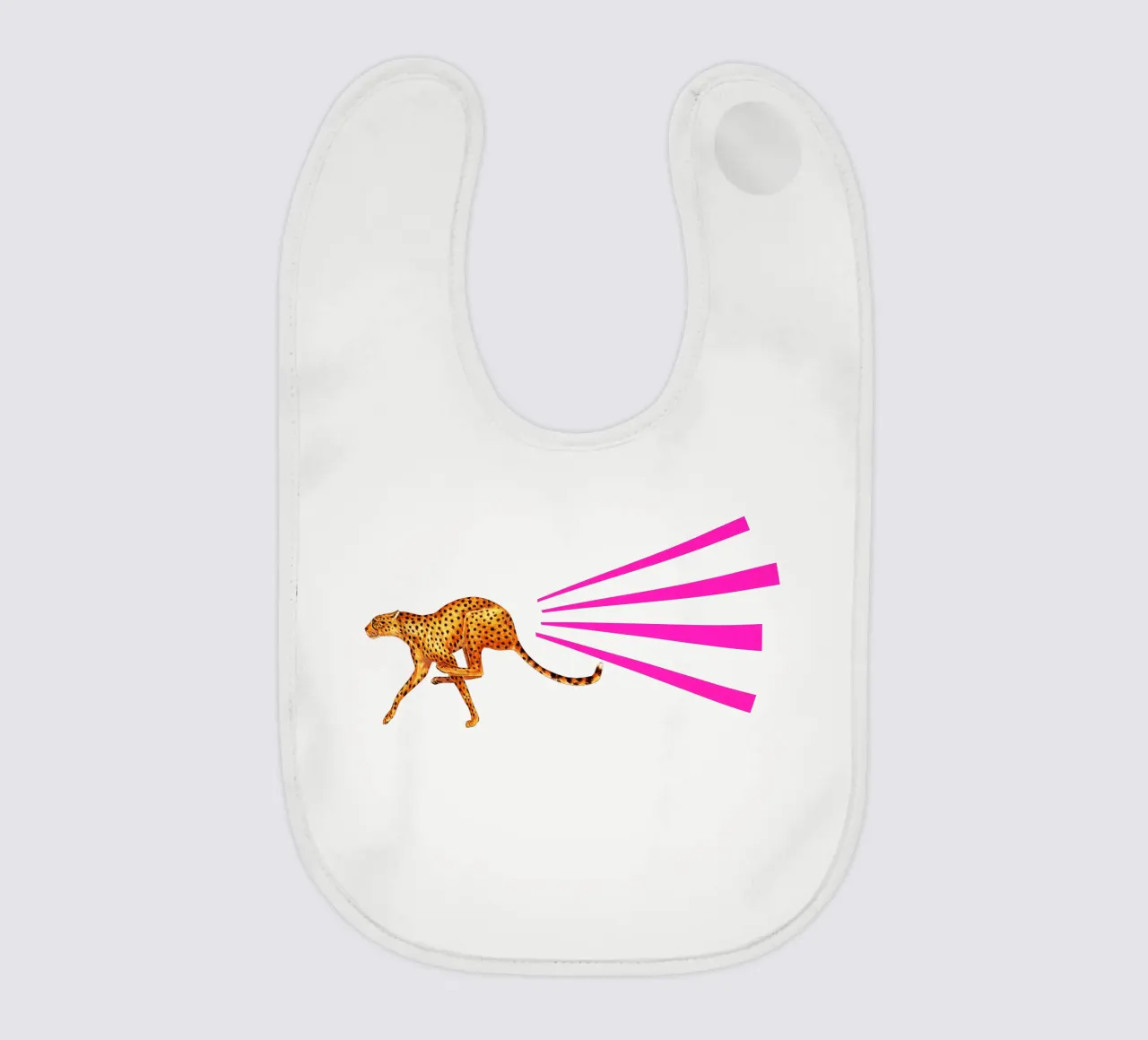 Gepard Babylätzchen von Cassia Beck Collage