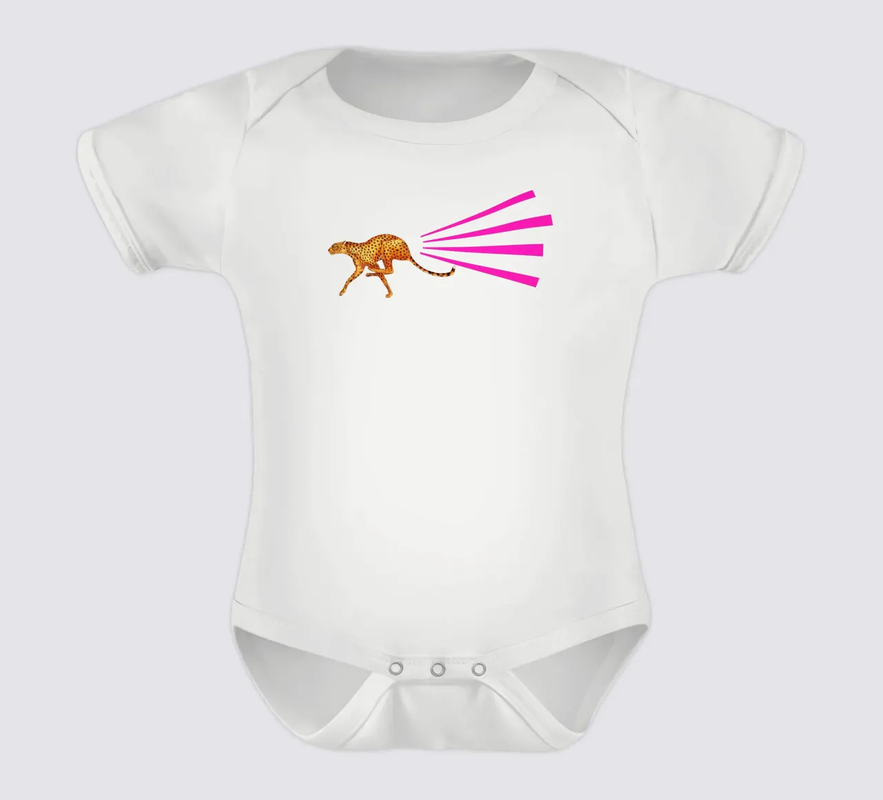 Guépard body bébé de Cassia Beck Collage