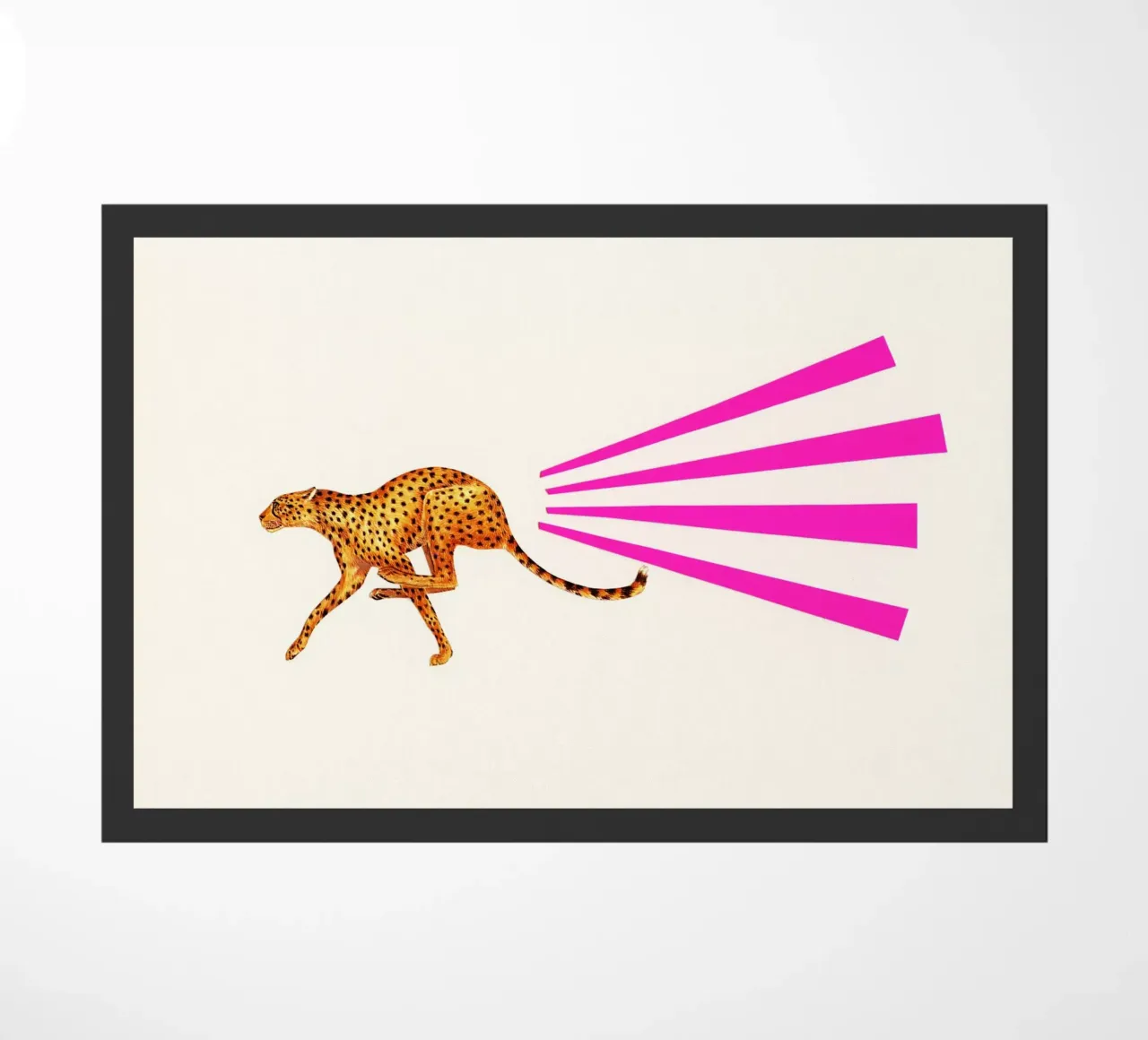 Gepard Fußmatte von Cassia Beck Collage