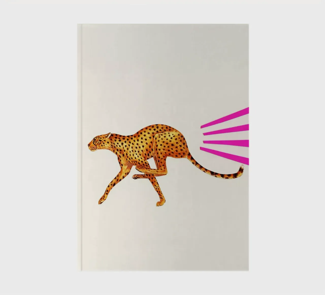 Cheetah notebook by Cassia Beck Collage