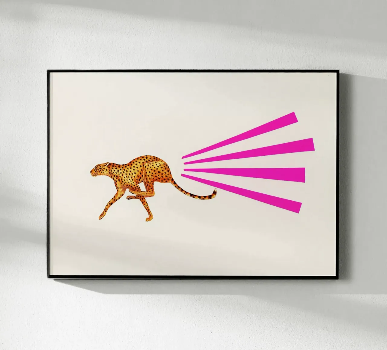 Guépard plexiglas de Cassia Beck Collage