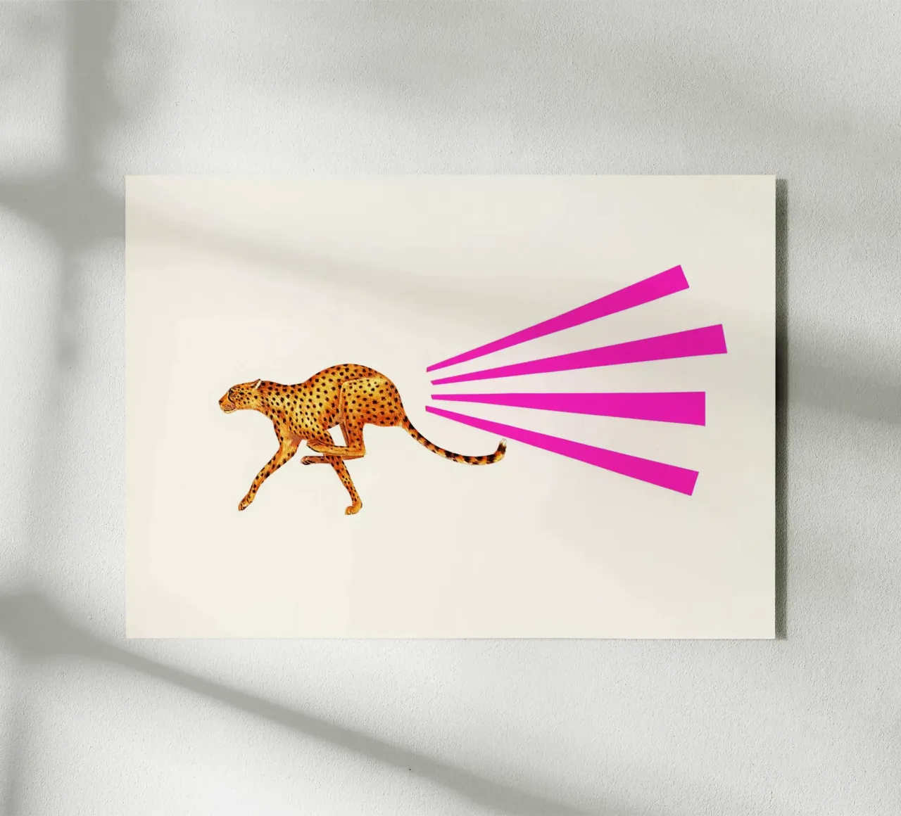 Guépard plexiglas de Cassia Beck Collage