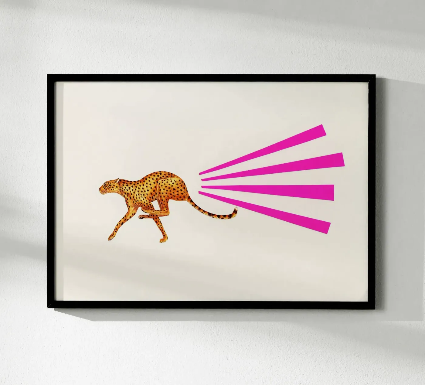 Gepard Poster von Cassia Beck Collage