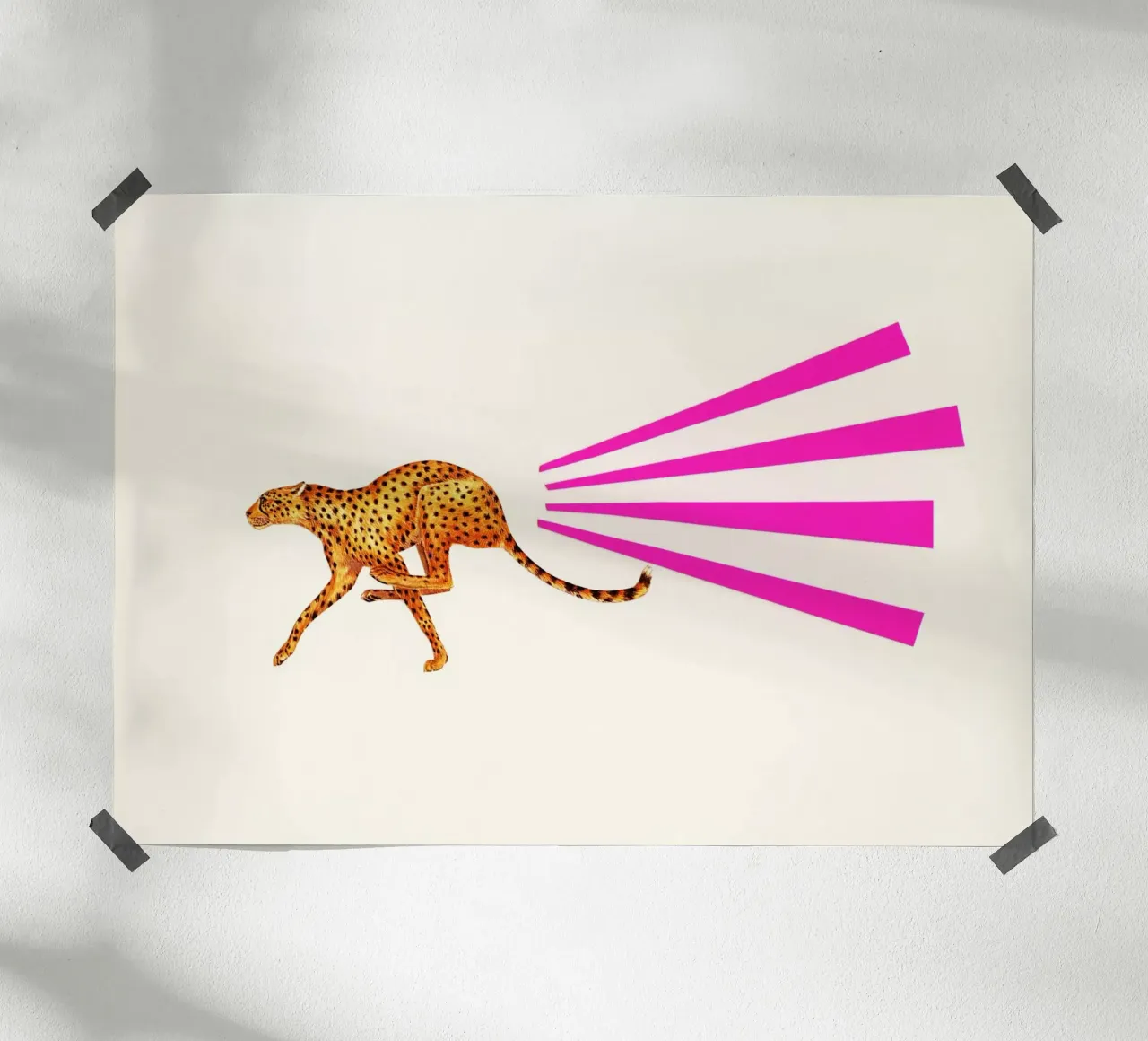 Ghepardo poster da Cassia Beck Collage