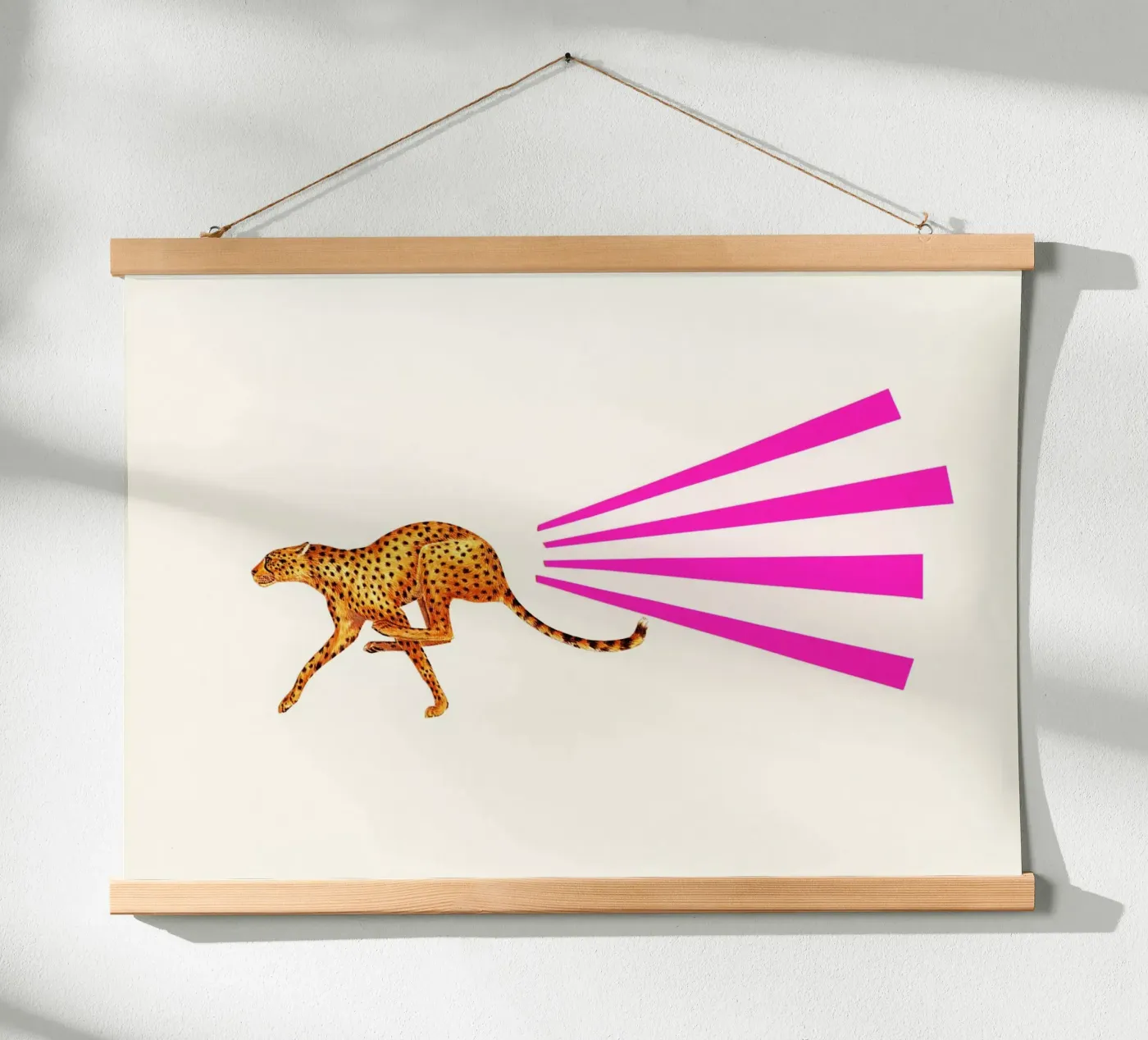 Gepard Poster von Cassia Beck Collage
