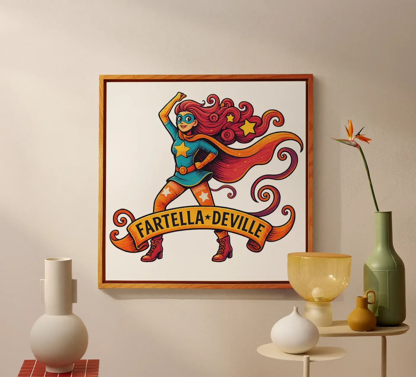 FARTELLA DEVILLE plexiglas de Vintage Van Gogh