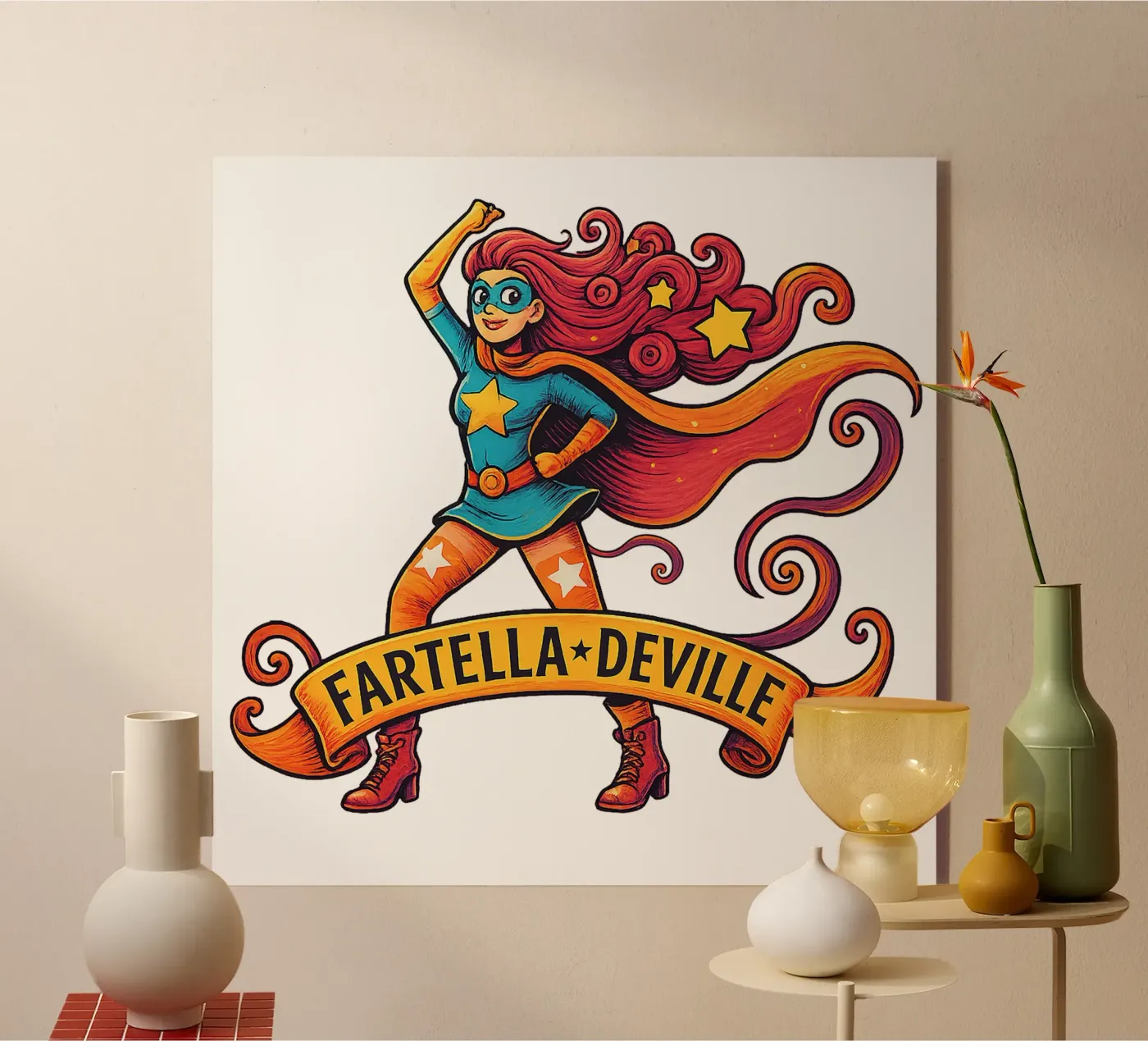 FARTELLA DEVILLE plexiglas de Vintage Van Gogh