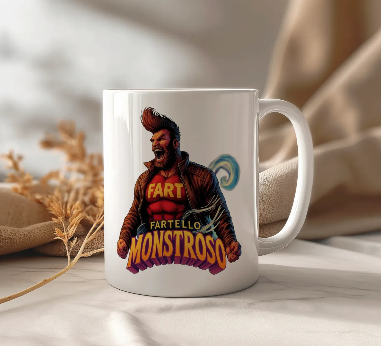 FARTELLA MONSTROSO tazza in ceramica da Vintage Van Gogh