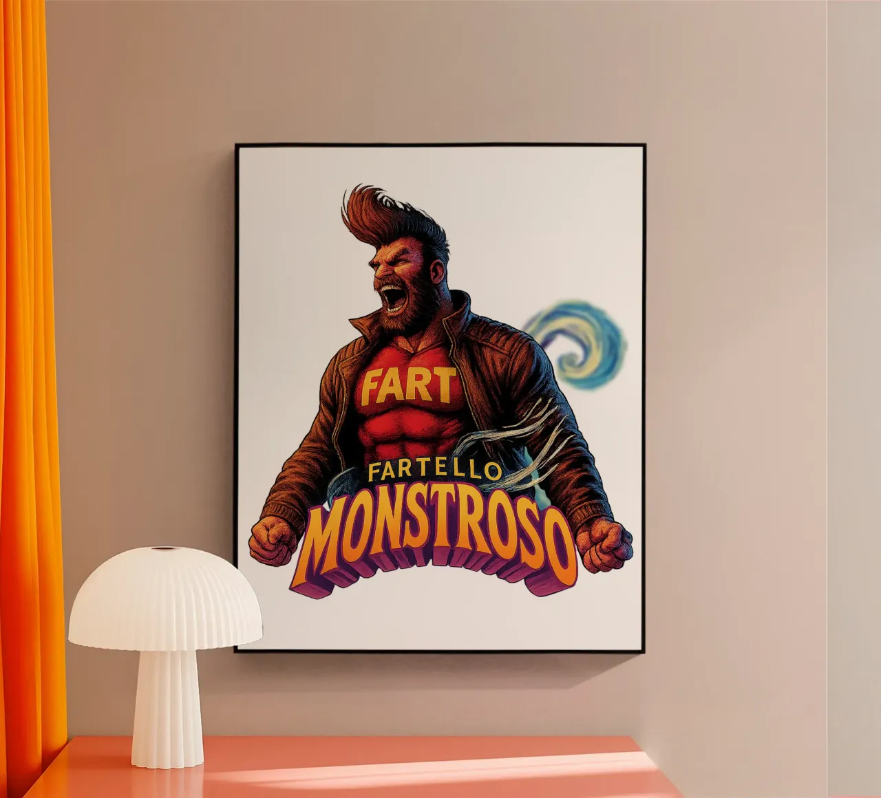 FARTELLA MONSTROSO plexiglass da Vintage Van Gogh