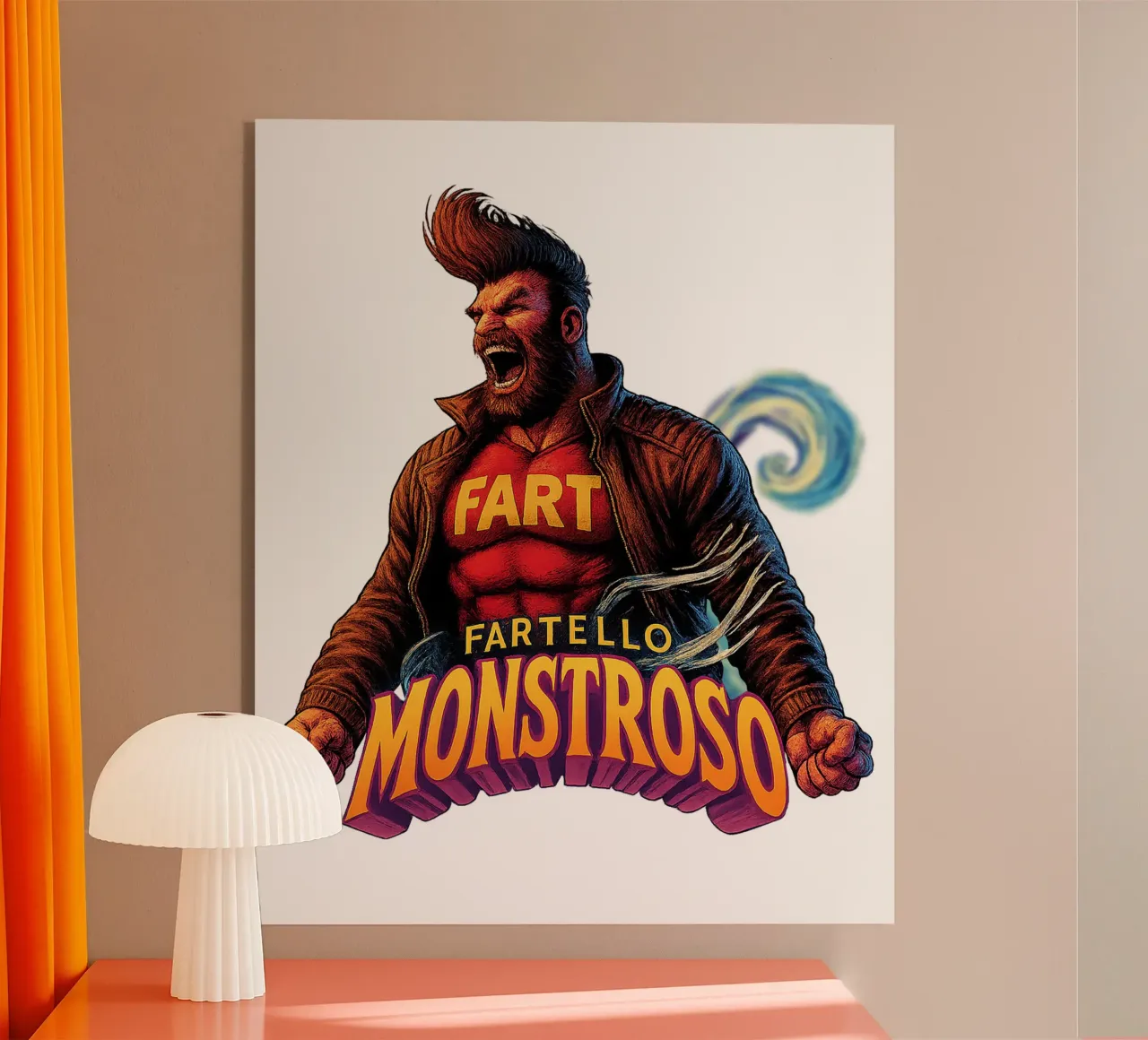 FARTELLA MONSTROSO plexiglass da Vintage Van Gogh