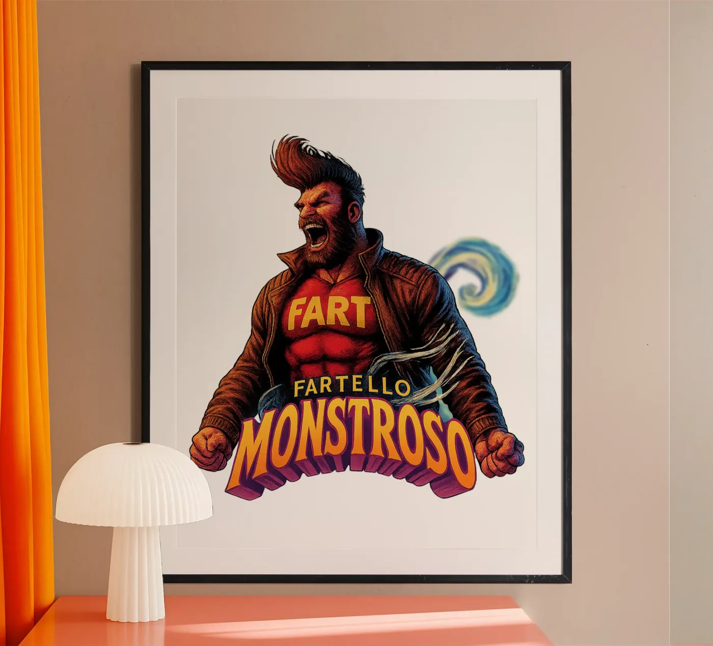 FARTELLA MONSTROSO poster da Vintage Van Gogh