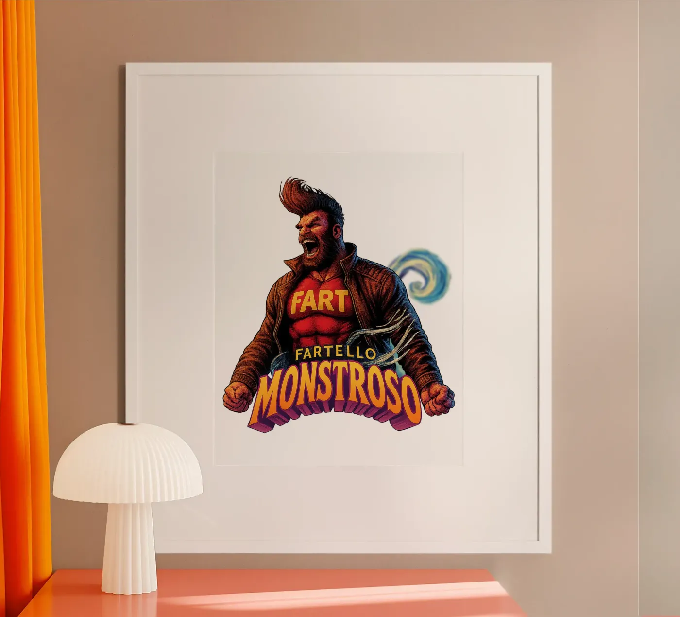 FARTELLA MONSTROSO poster da Vintage Van Gogh