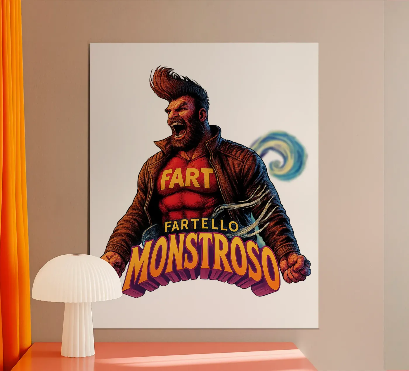 FARTELLA MONSTROSO poster da Vintage Van Gogh