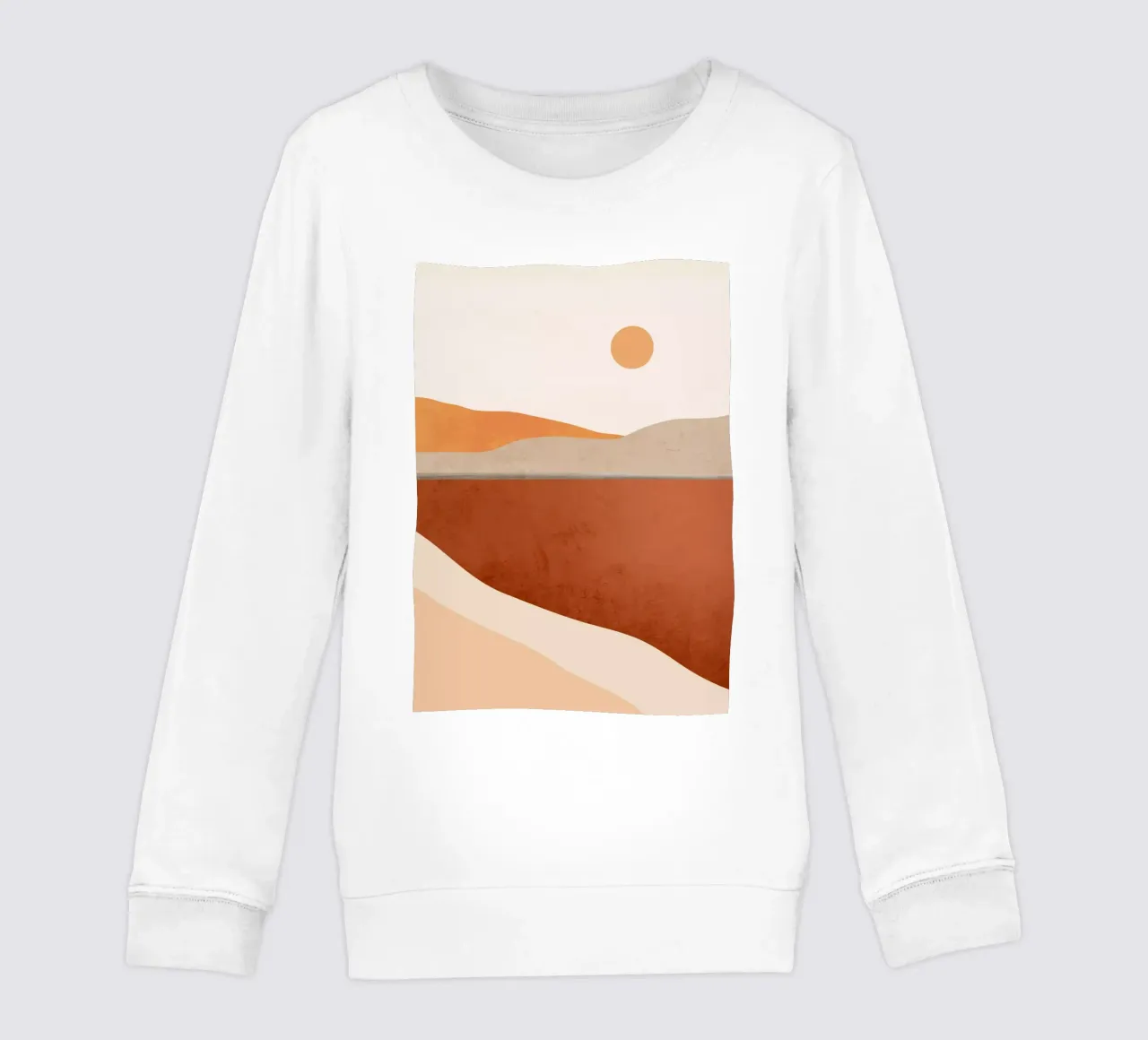 Art abstrait minimal Paysage 11 sweat enfant de ThingDesign