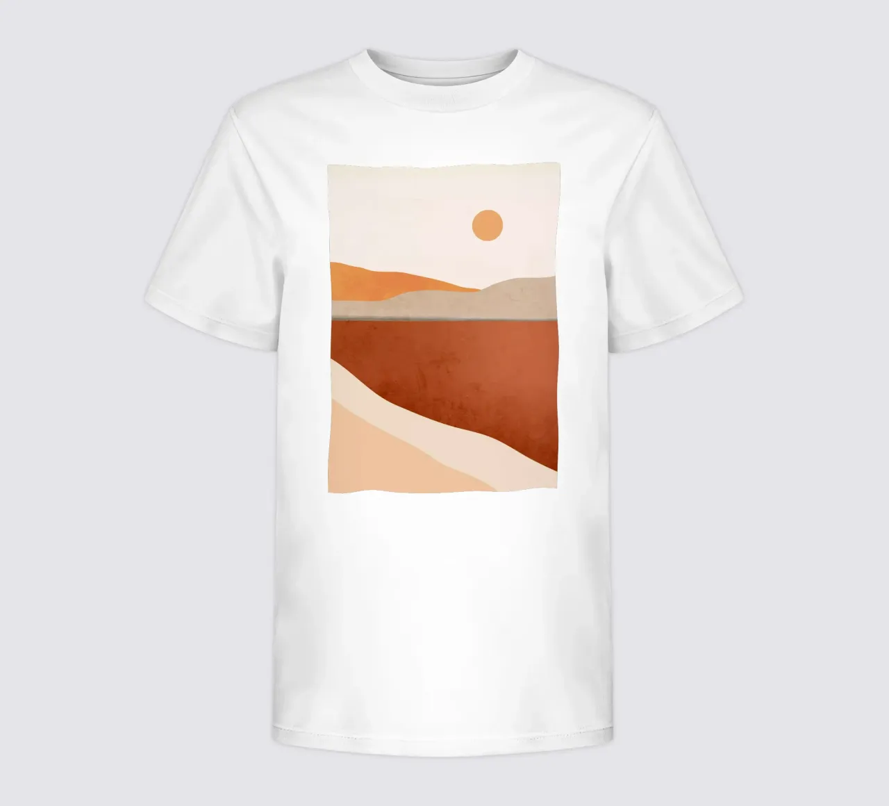 Minimal Abstract Art Landscape 11 kids t-shirt by ThingDesign