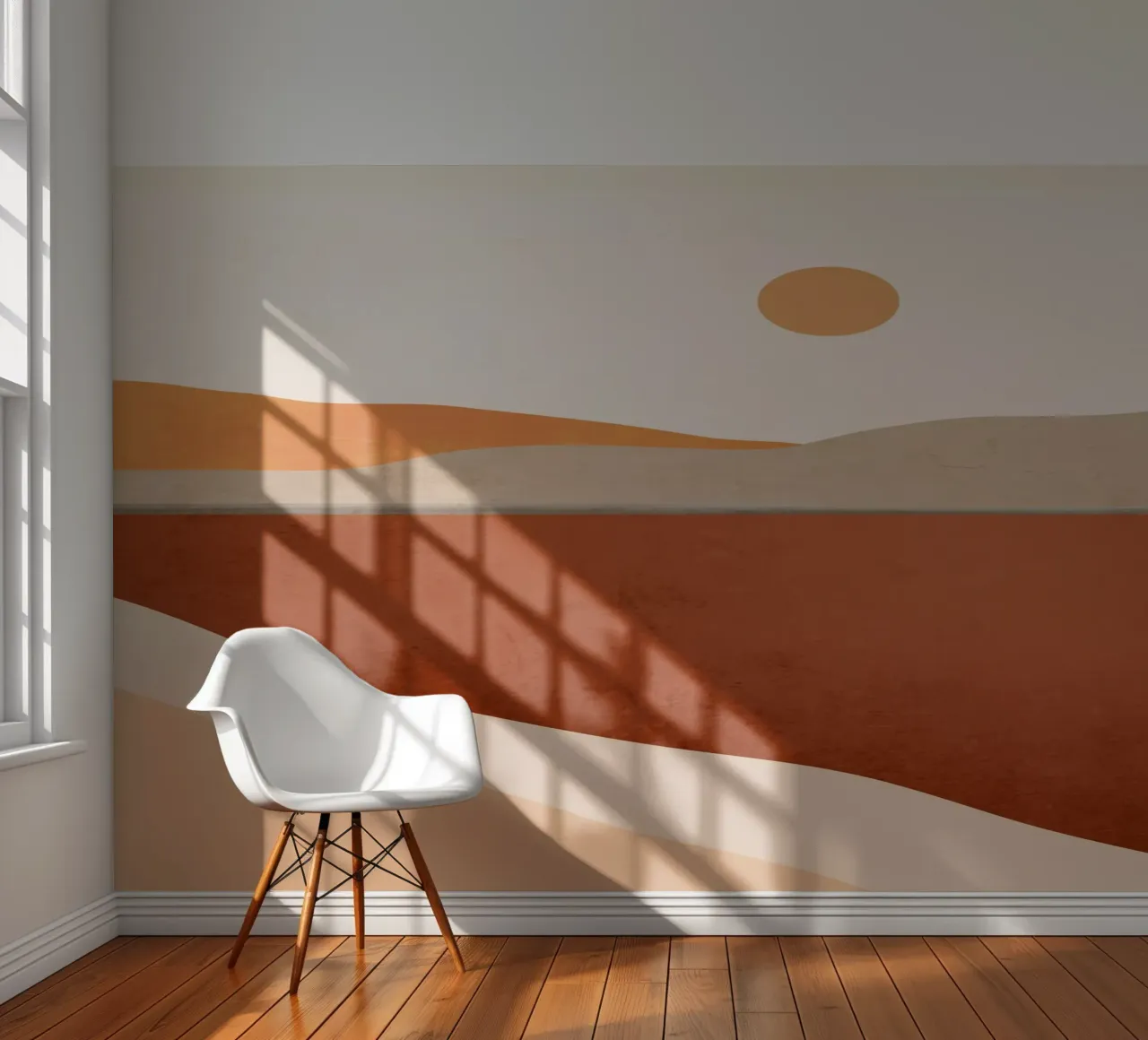 Minimal Abstract Art Landscape 11 photo wallpaper by ThingDesign