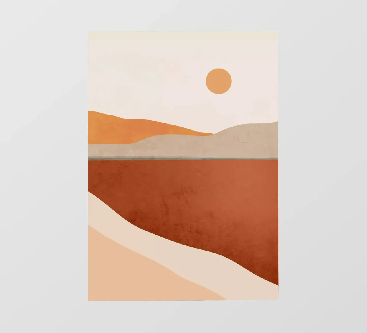 Art abstrait minimal Paysage 11 bâche pvc de ThingDesign