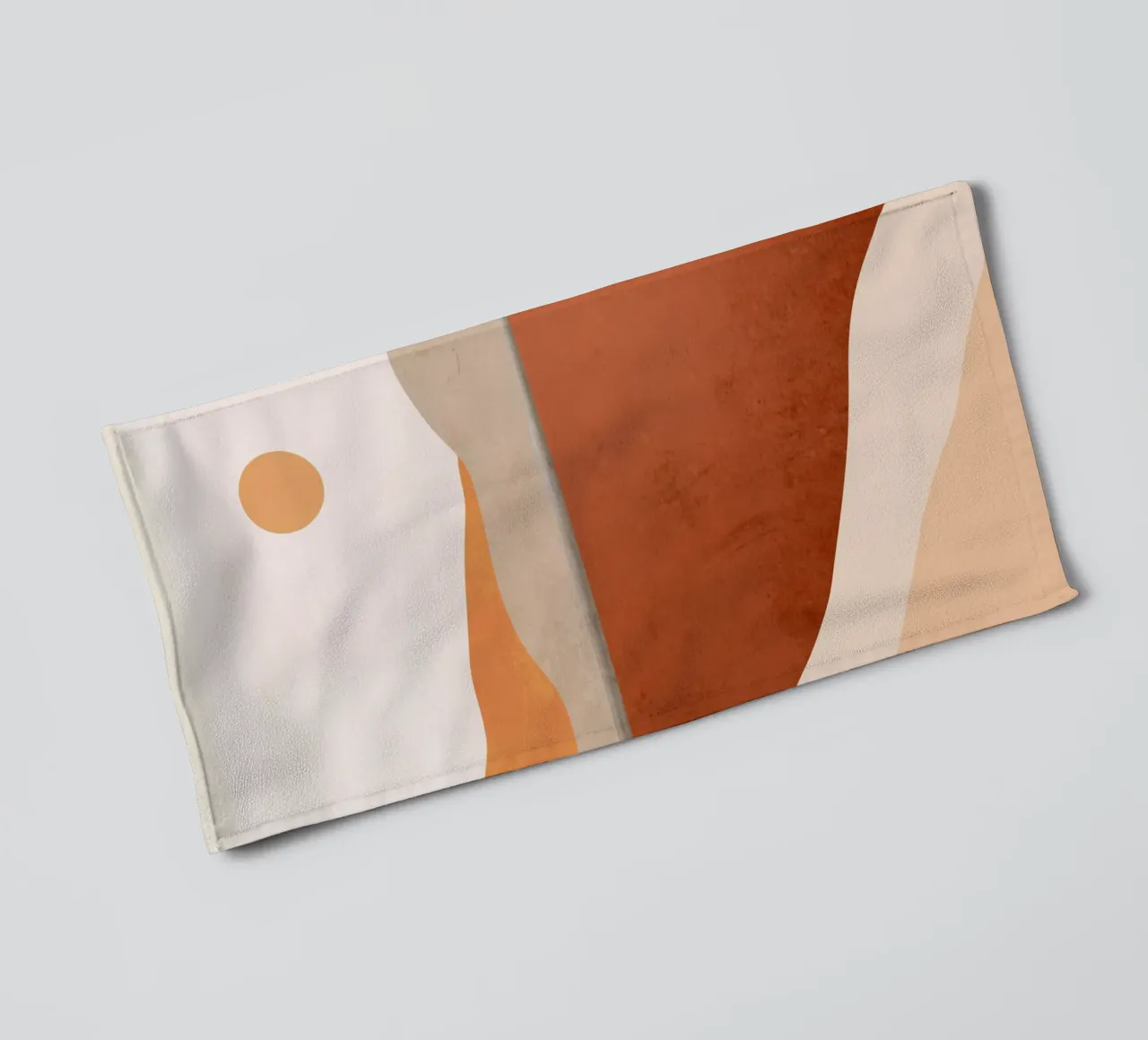 Minimal Abstract Art Landscape 11 towel by ThingDesign