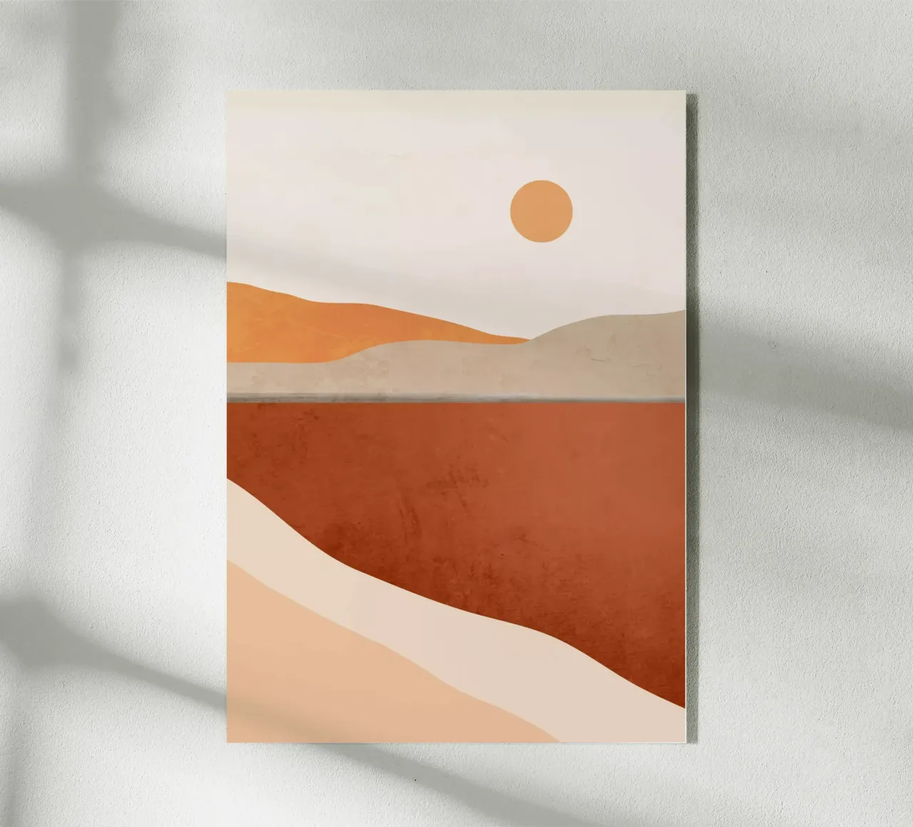 Minimal Abstract Art Landscape 11 acrylic glass by ThingDesign