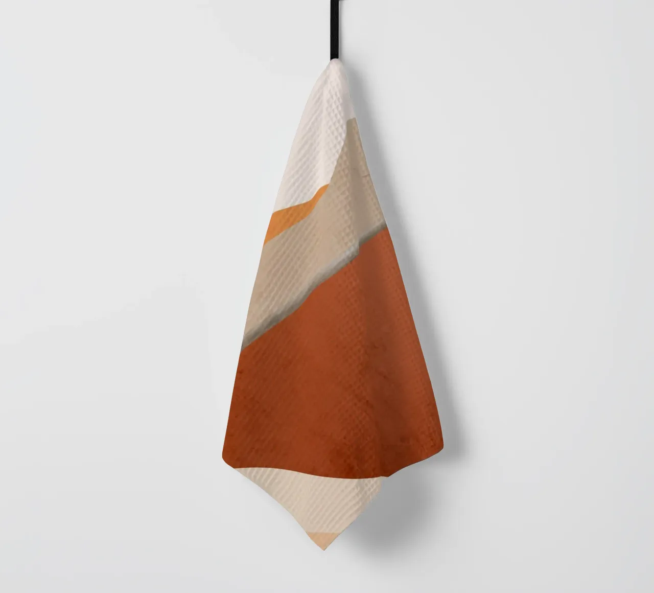 Minimal Abstract Art Landscape 11 tea towel by ThingDesign