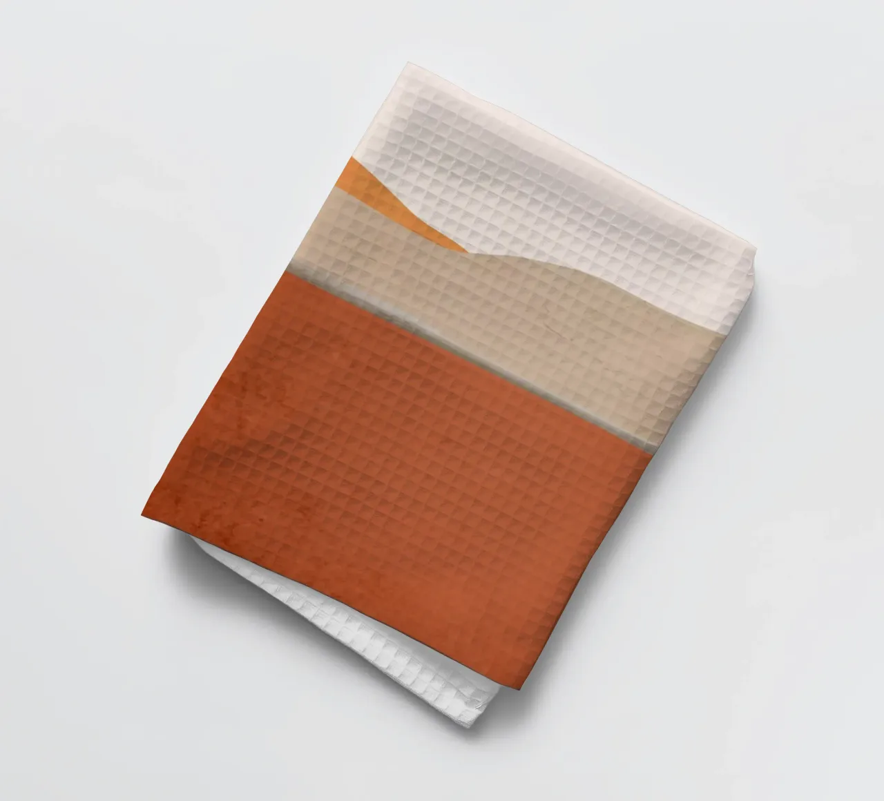 Minimal Abstract Art Landscape 11 tea towel by ThingDesign