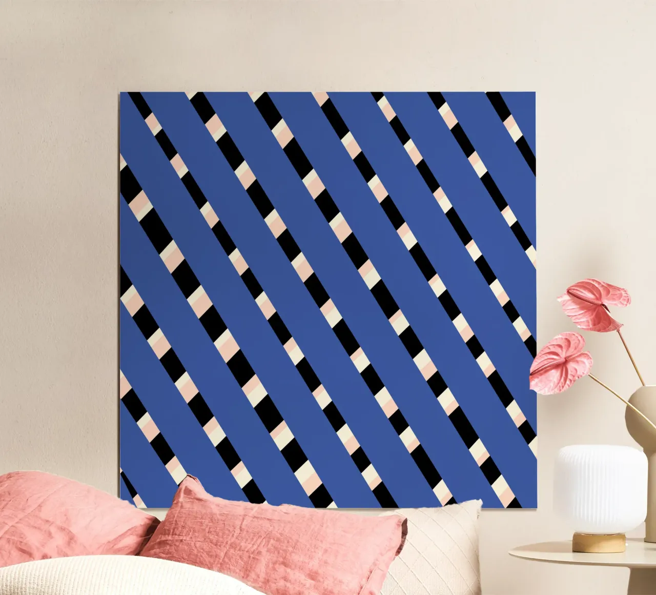 Tessitura a righe poster da Little Dean