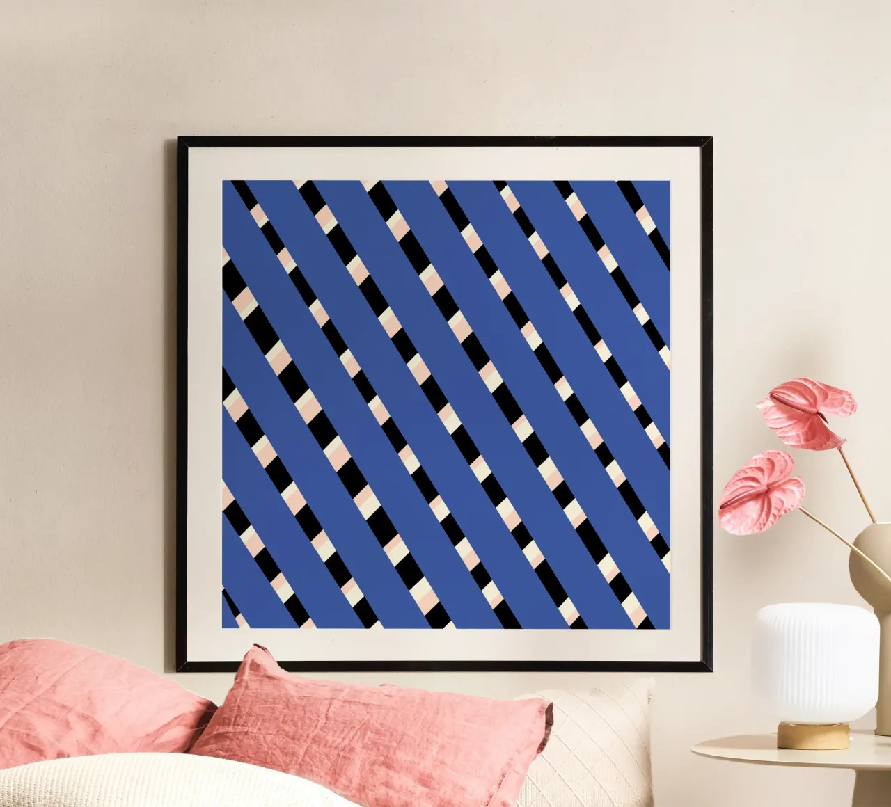 Tessitura a righe poster da Little Dean