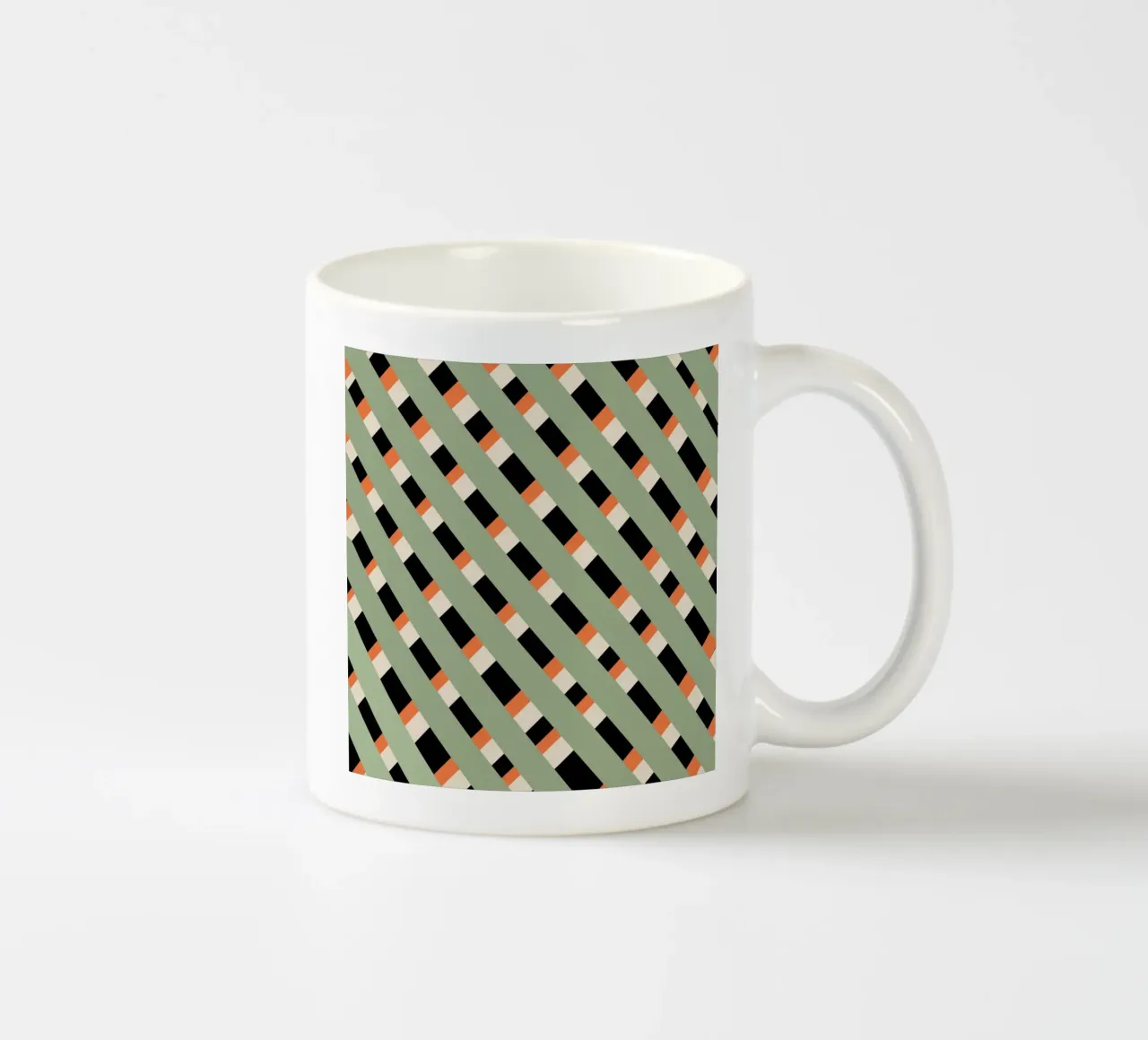 Tessitura a righe 03 tazza in ceramica da Little Dean