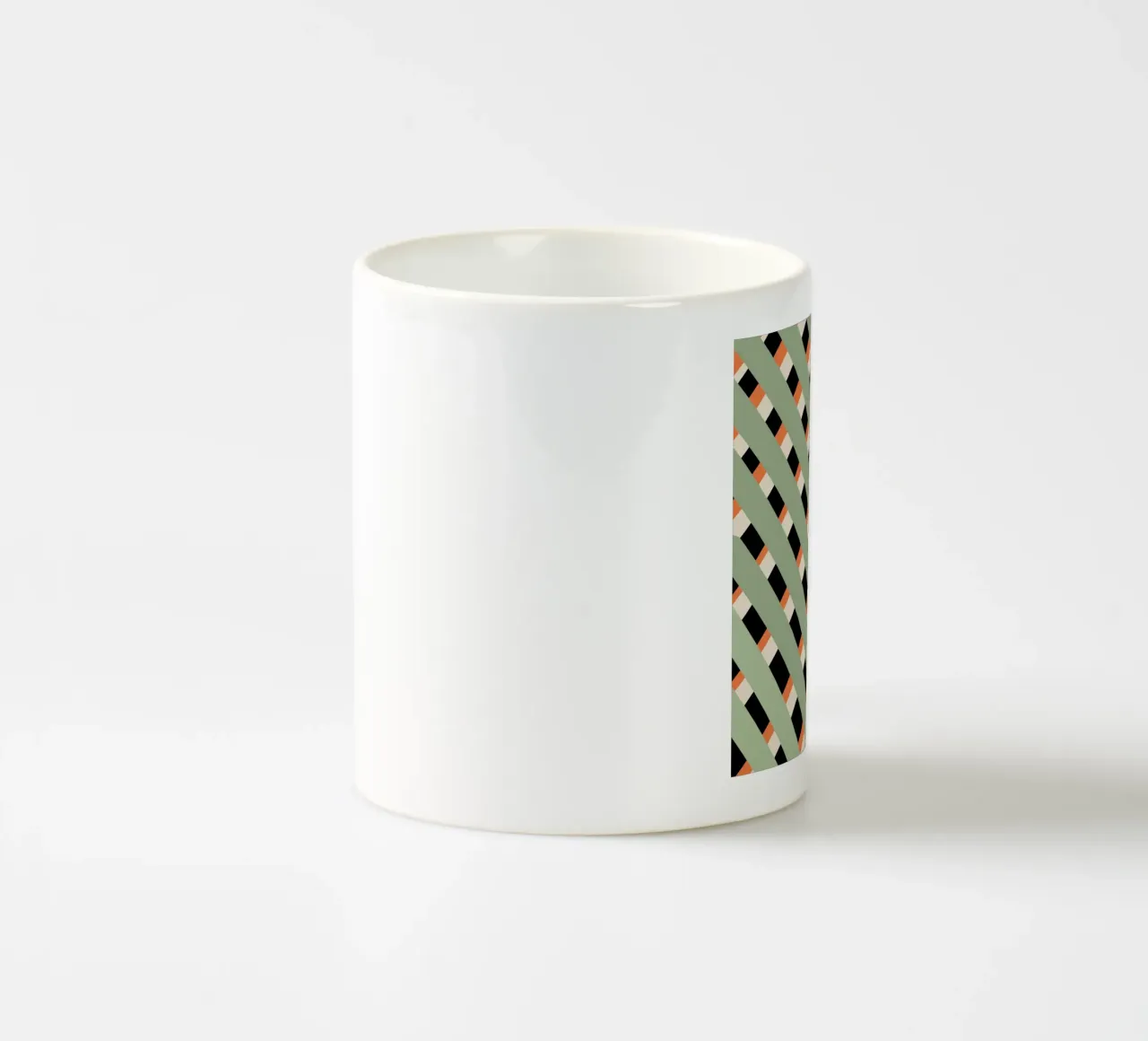 Tessitura a righe 03 tazza in ceramica da Little Dean