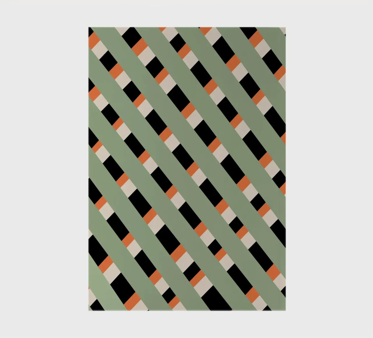 Weaving stripe pattern 03 notebook by Little Dean
