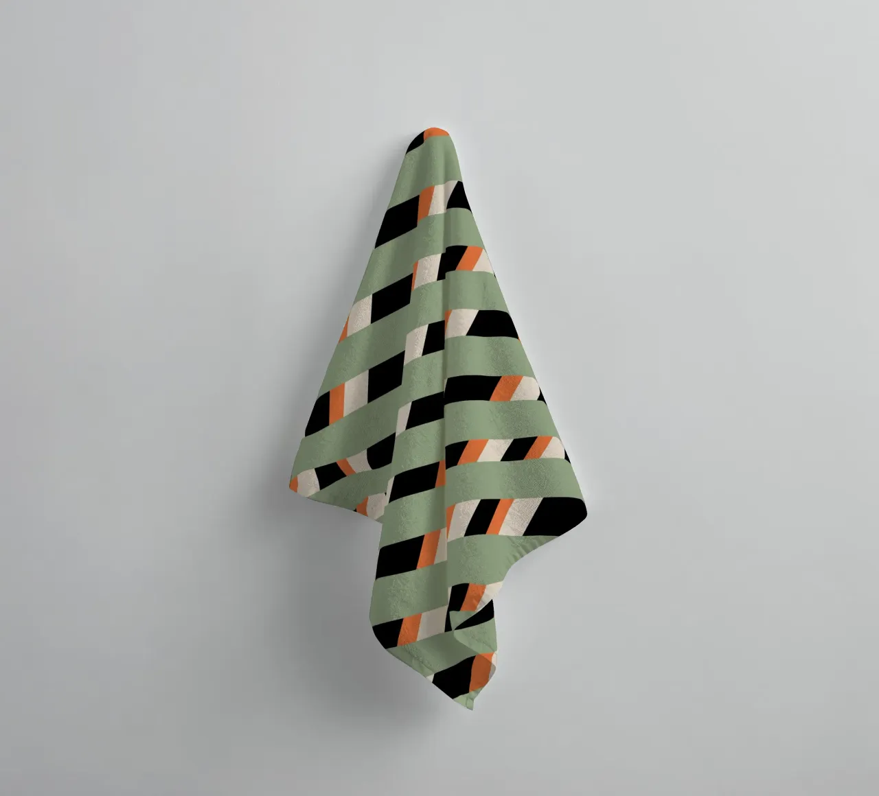 Weaving stripe pattern 03 towel by Little Dean
