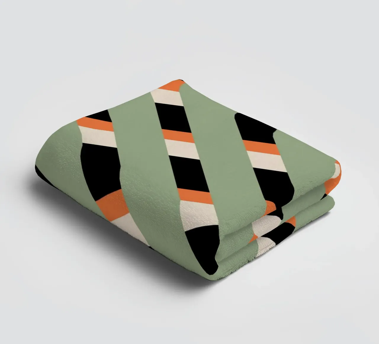 Weaving stripe pattern 03 towel by Little Dean