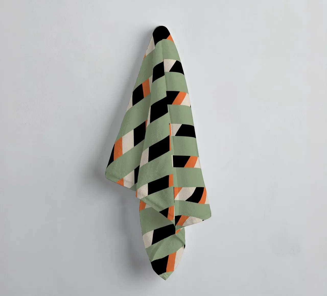 Weaving stripe pattern 03 towel by Little Dean