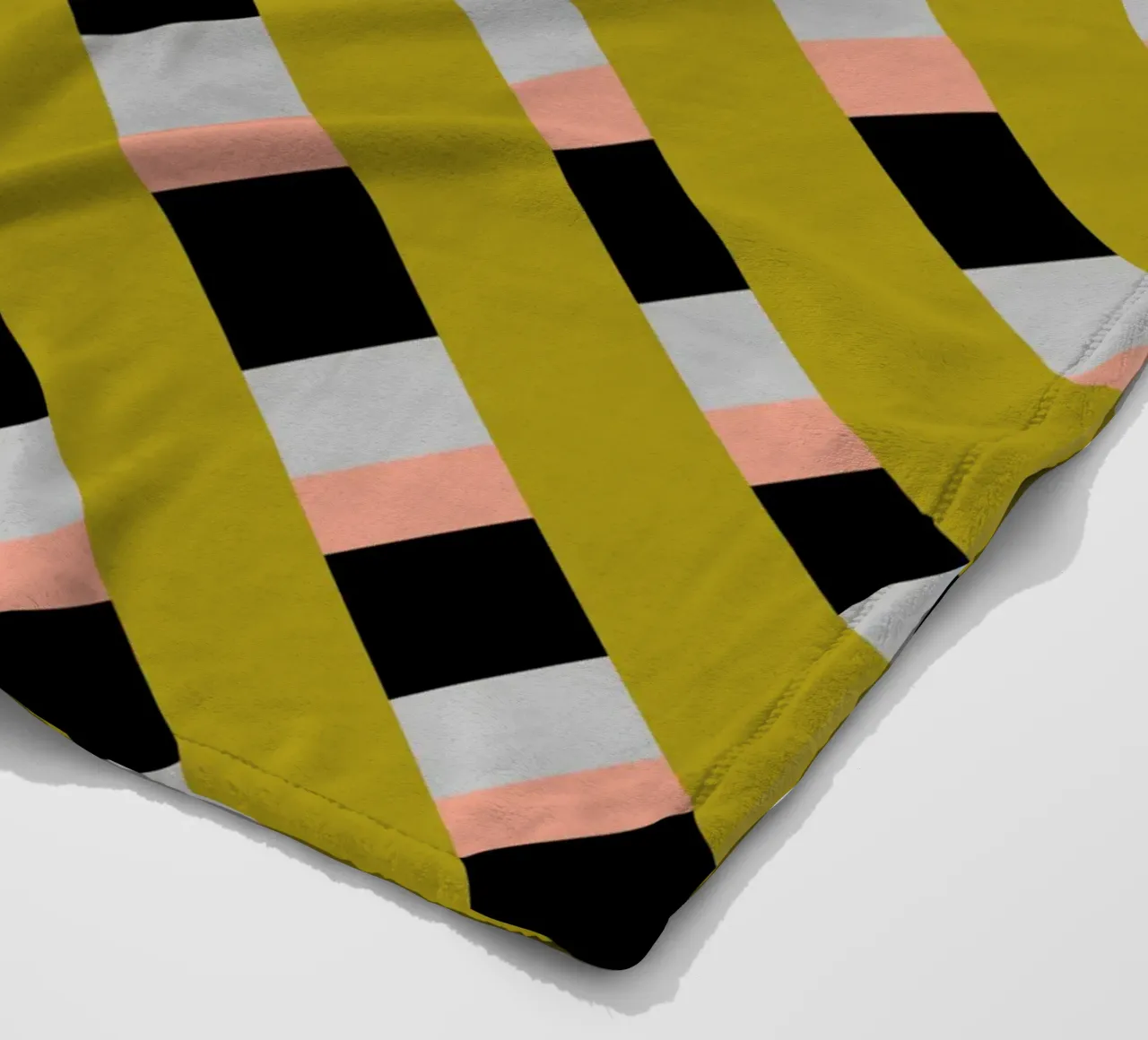 Tessitura a righe 04 coperta in pile da Little Dean