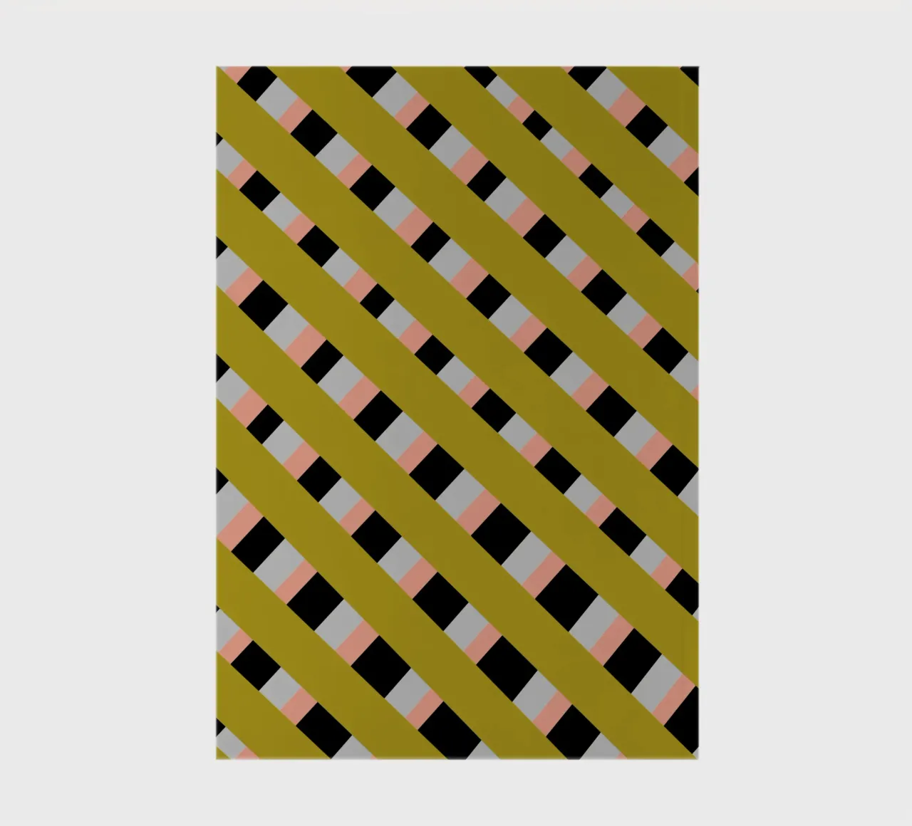 Weaving stripe pattern 04 notebook by Little Dean