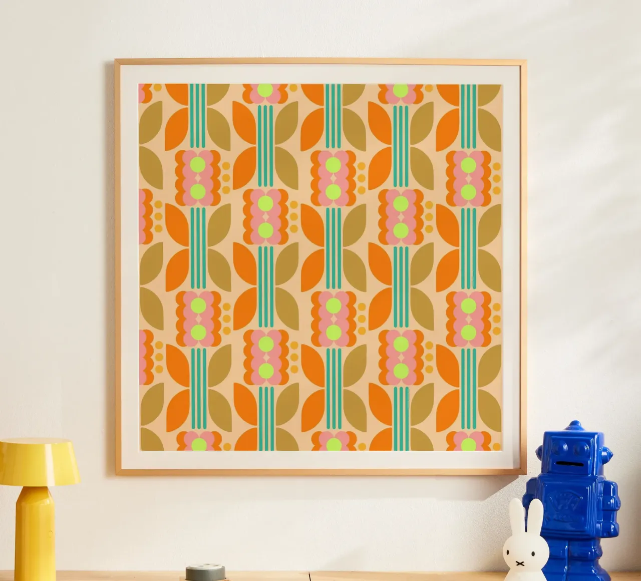 dingsda poster con telaio in legno da fummelhummel