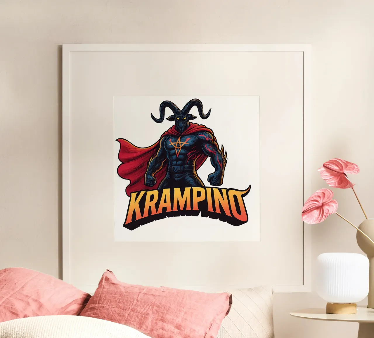 KRAMPINO - Krampus poster da Vintage Van Gogh