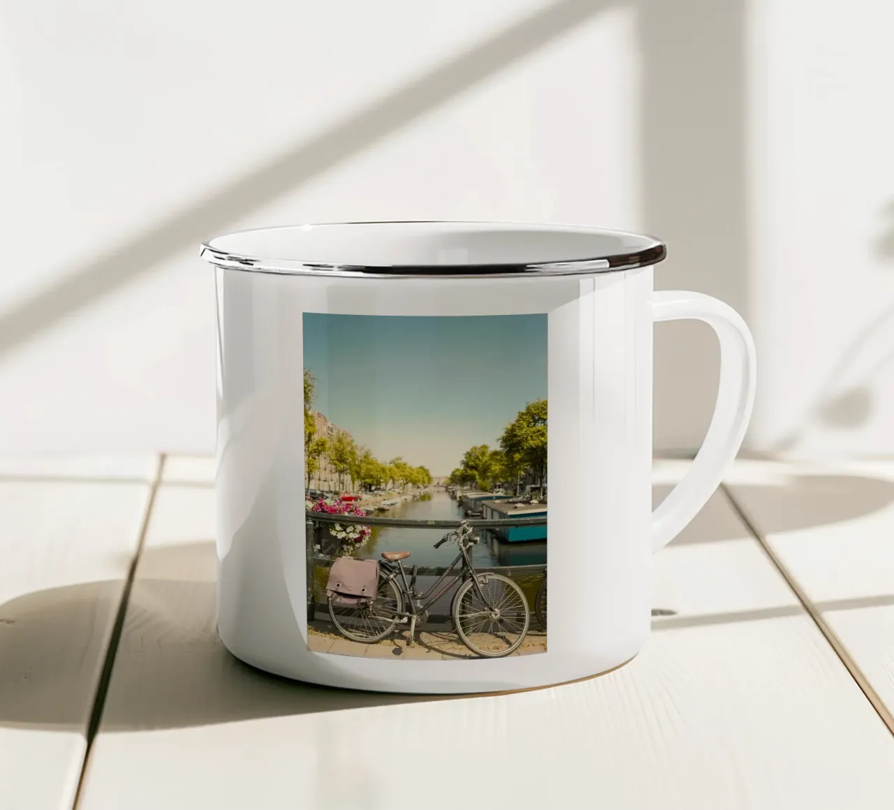 bicycle on lake tazza in smalto da Good days