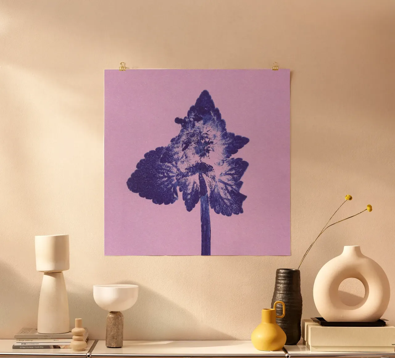 Impressioni botaniche | Lamium purpureum v6 poster da Ivona Maris