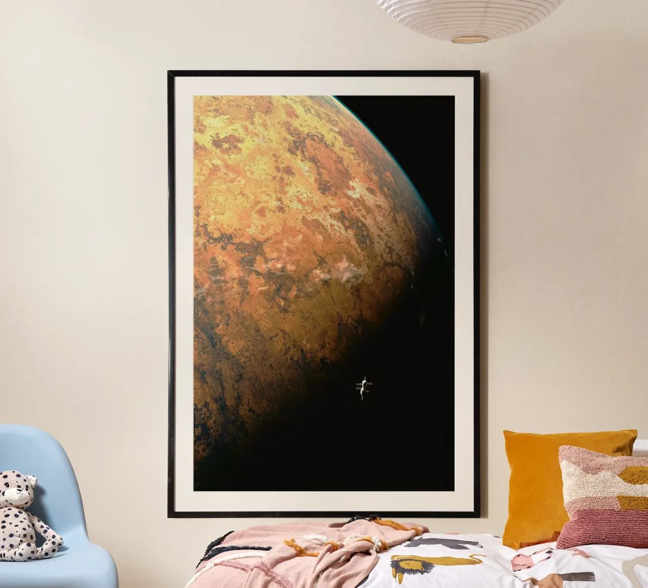on the space poster con telaio in alluminio da Good days