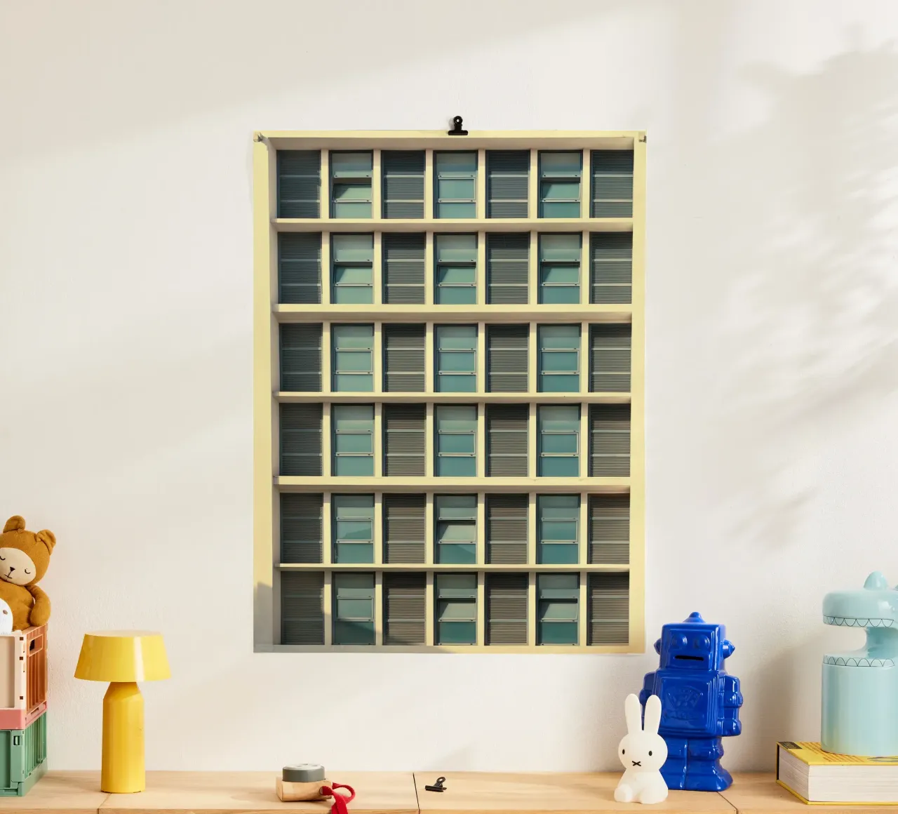 building balance poster con telaio in plastica da Good days