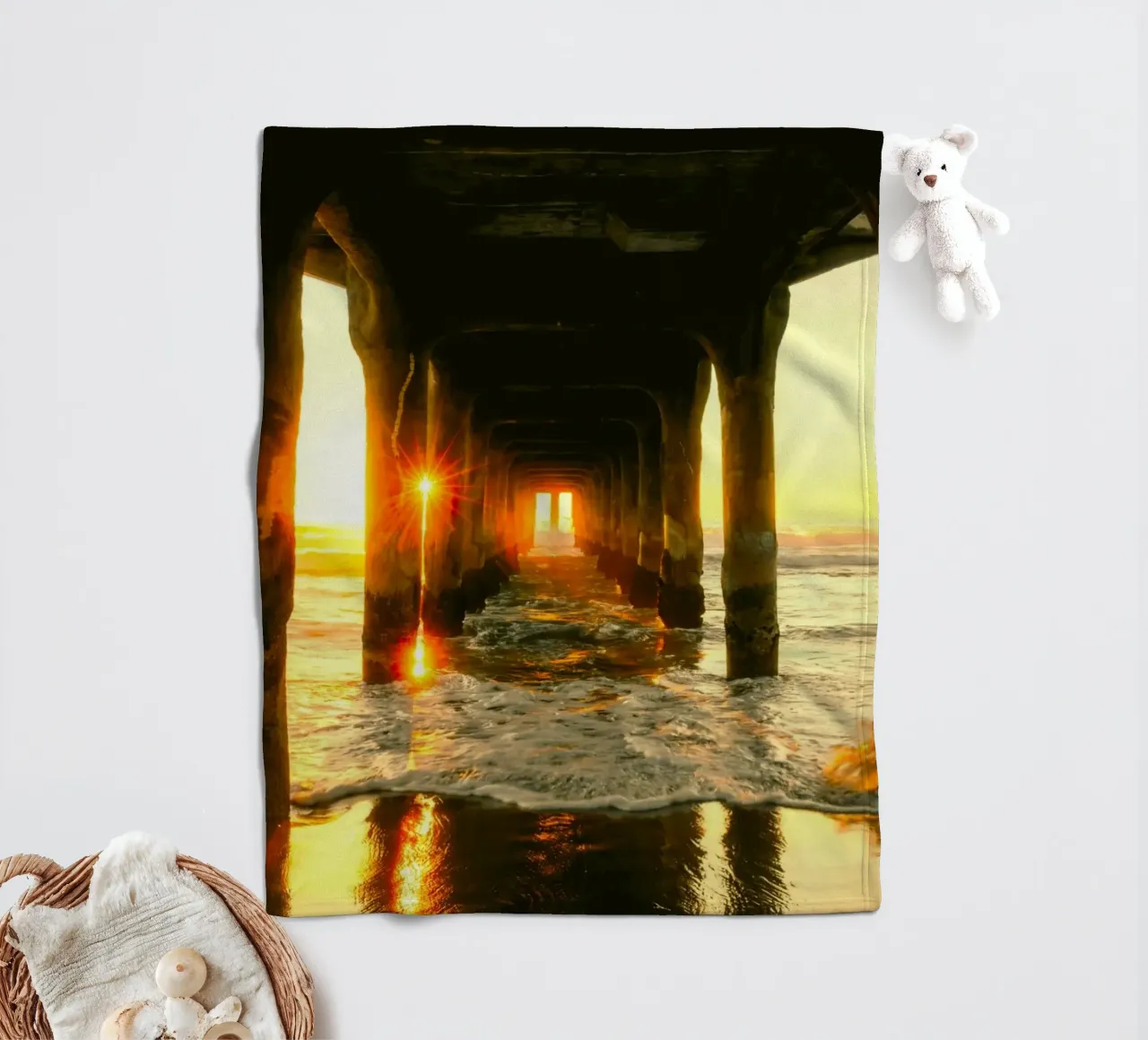 the bridge afternoon coperta in pile da Good days