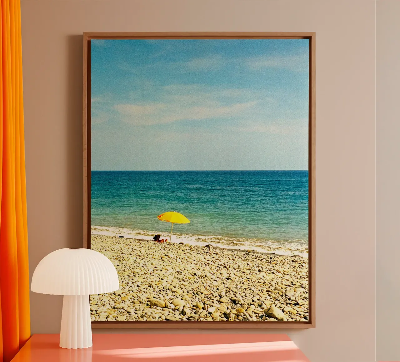 relax on the beach canvas met Baklijst van Good days