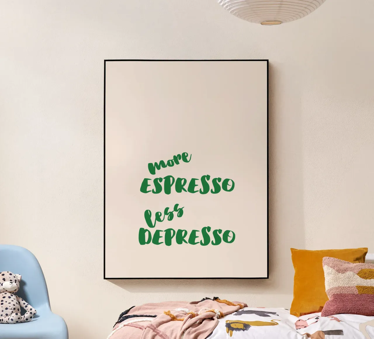 More Espresso Less Depresso plexiglass da blisstype