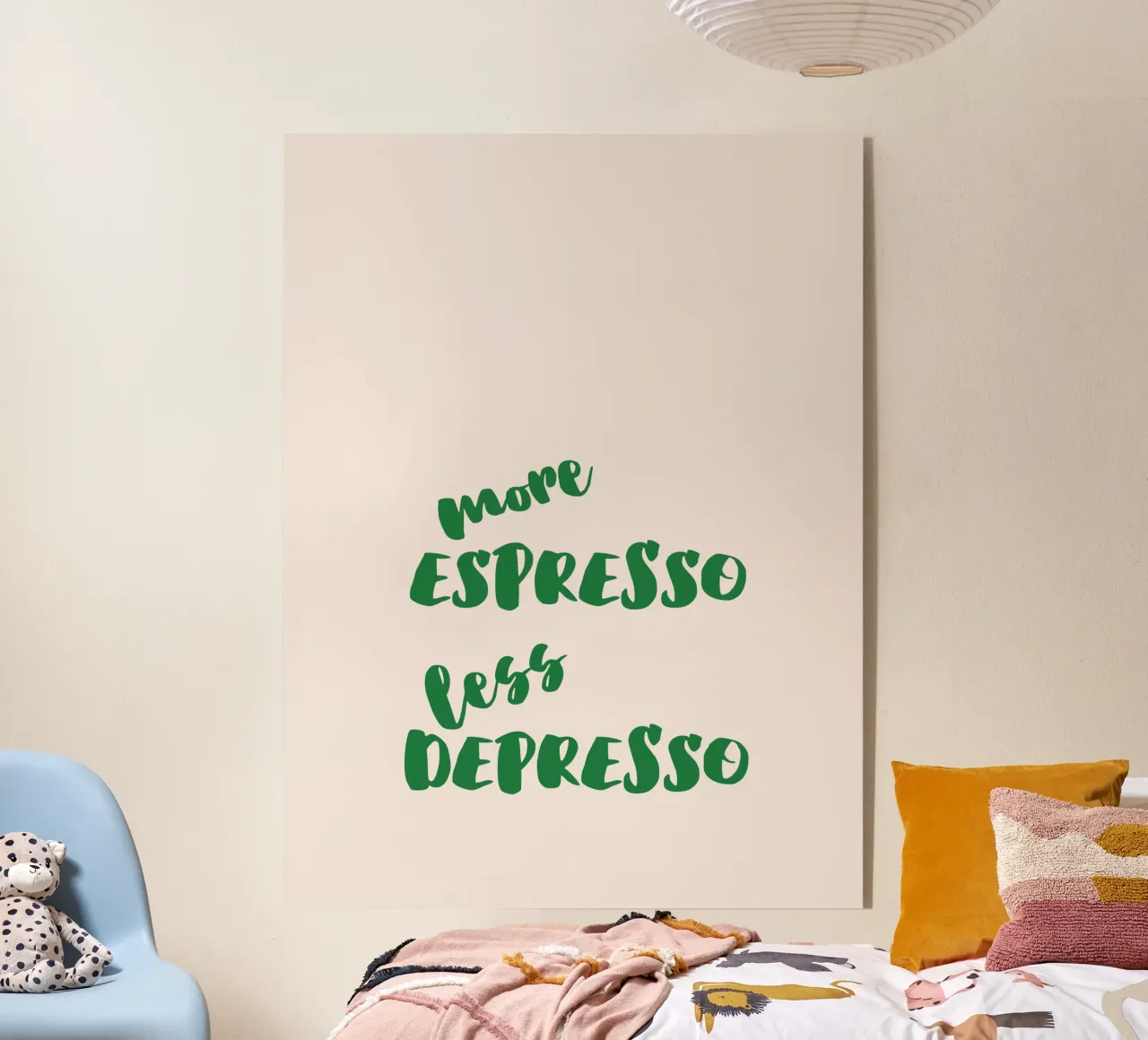 More Espresso Less Depresso plexiglass da blisstype