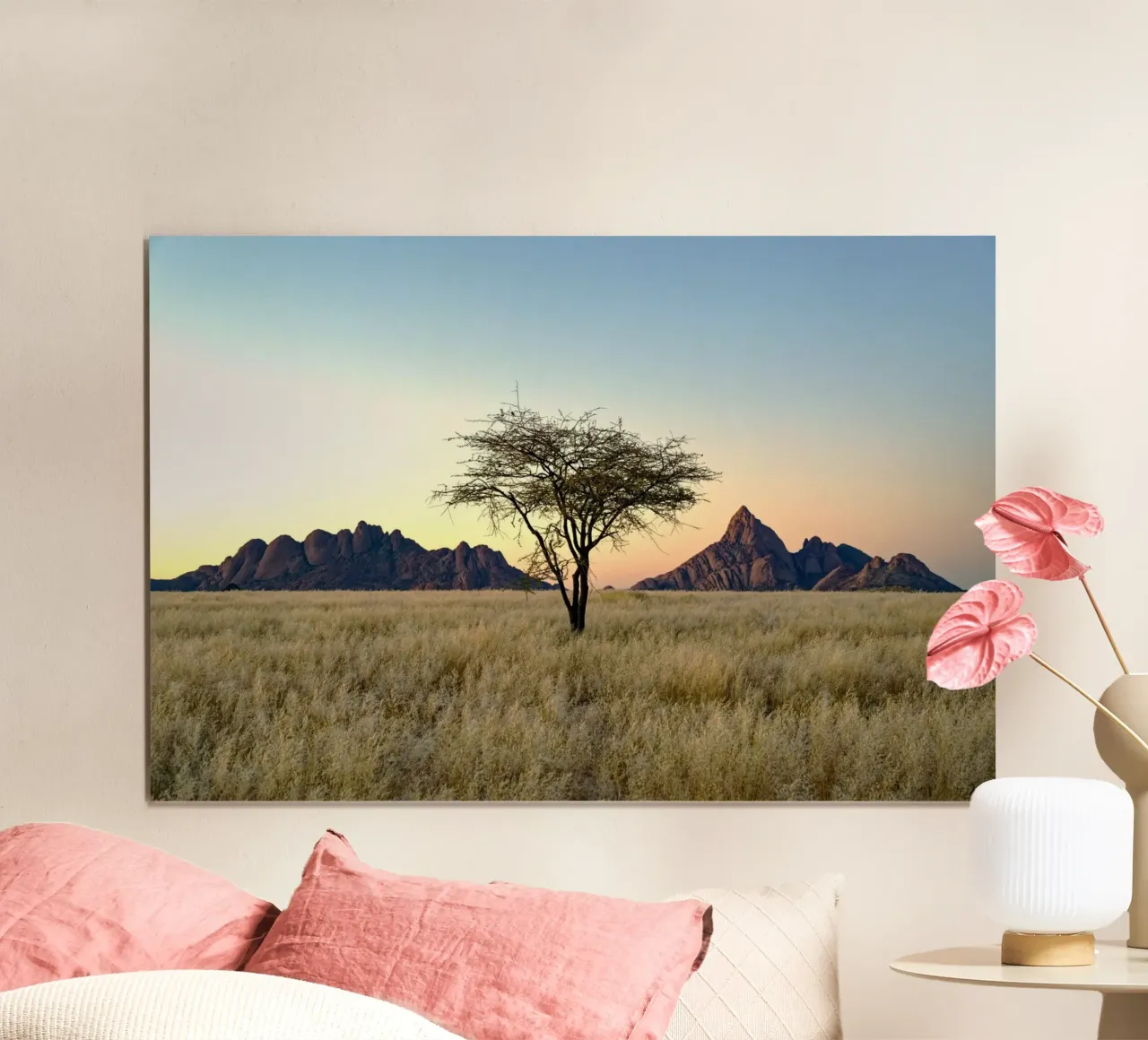 single tree poster con telaio in alluminio da lily